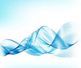 bent blue abstract vector background