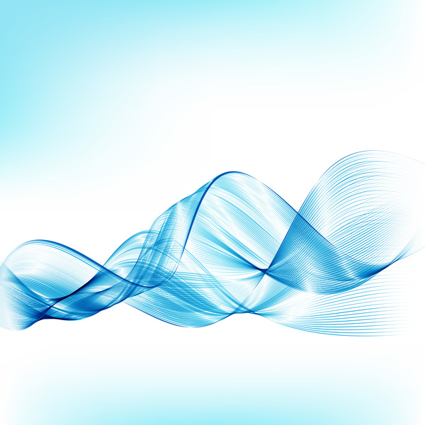 bent blue abstract vector background