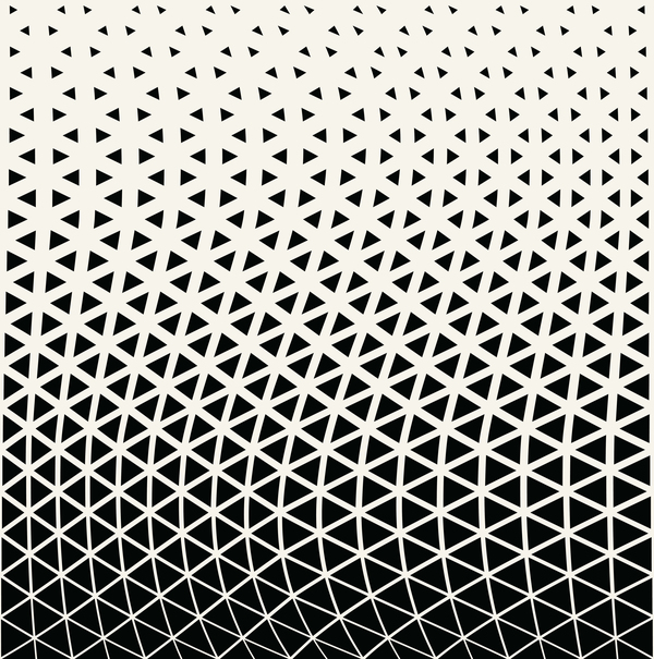black and white art pattern halftone vector 02