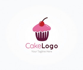 cake logo vector design