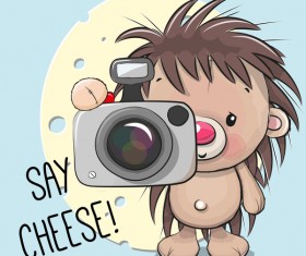 cartoon hedgehogs cartoon illustration vector 12