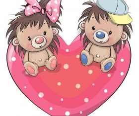 cartoon hedgehogs cartoon illustration vector 14
