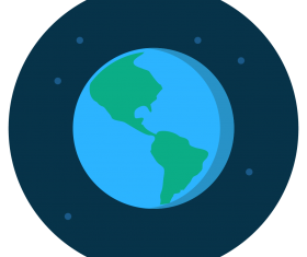 earth icon vector