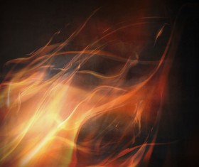 flame with black background vector