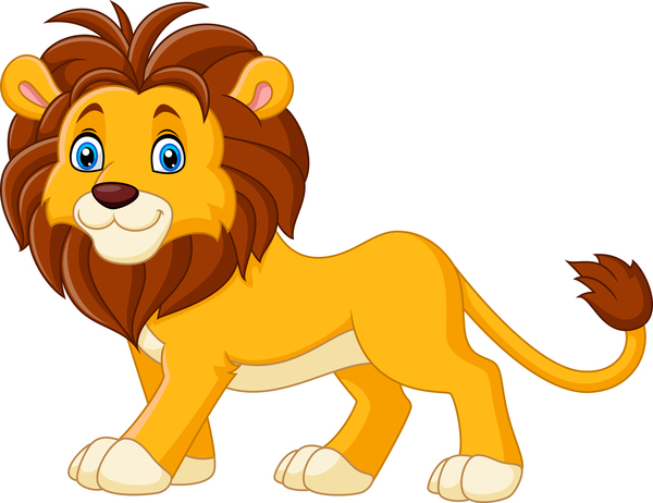 lion cartoon vector free download