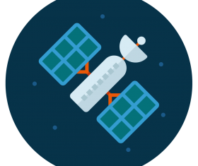 satelite icon vector