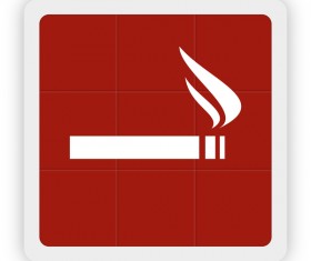smoking icon vector