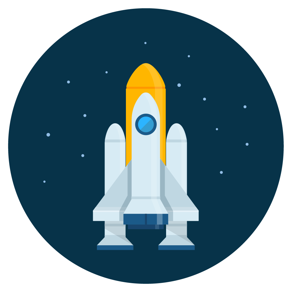 Download spaceship icon vector free download
