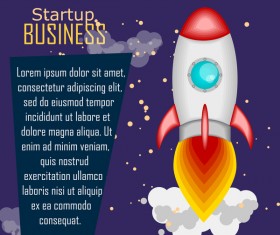 startup business template vector material