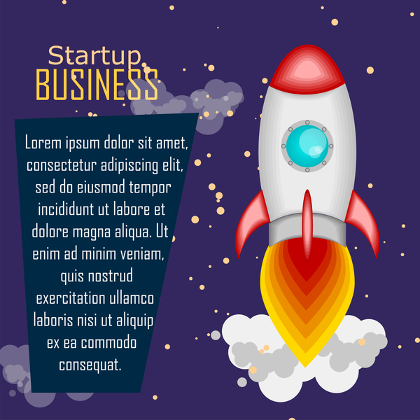startup business template vector material