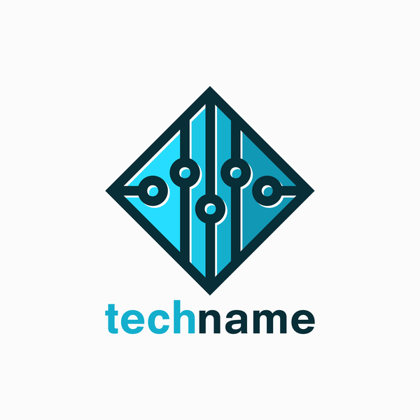 tech logo vector