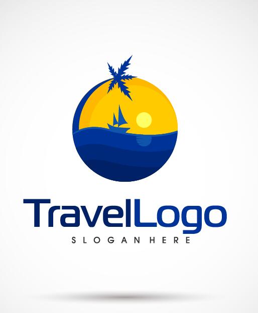 Travel Logo Vector 01 Free Download