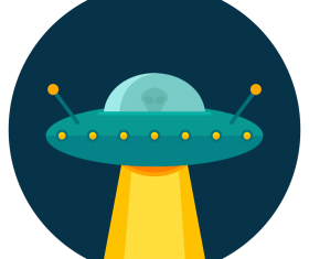 ufo icon vector