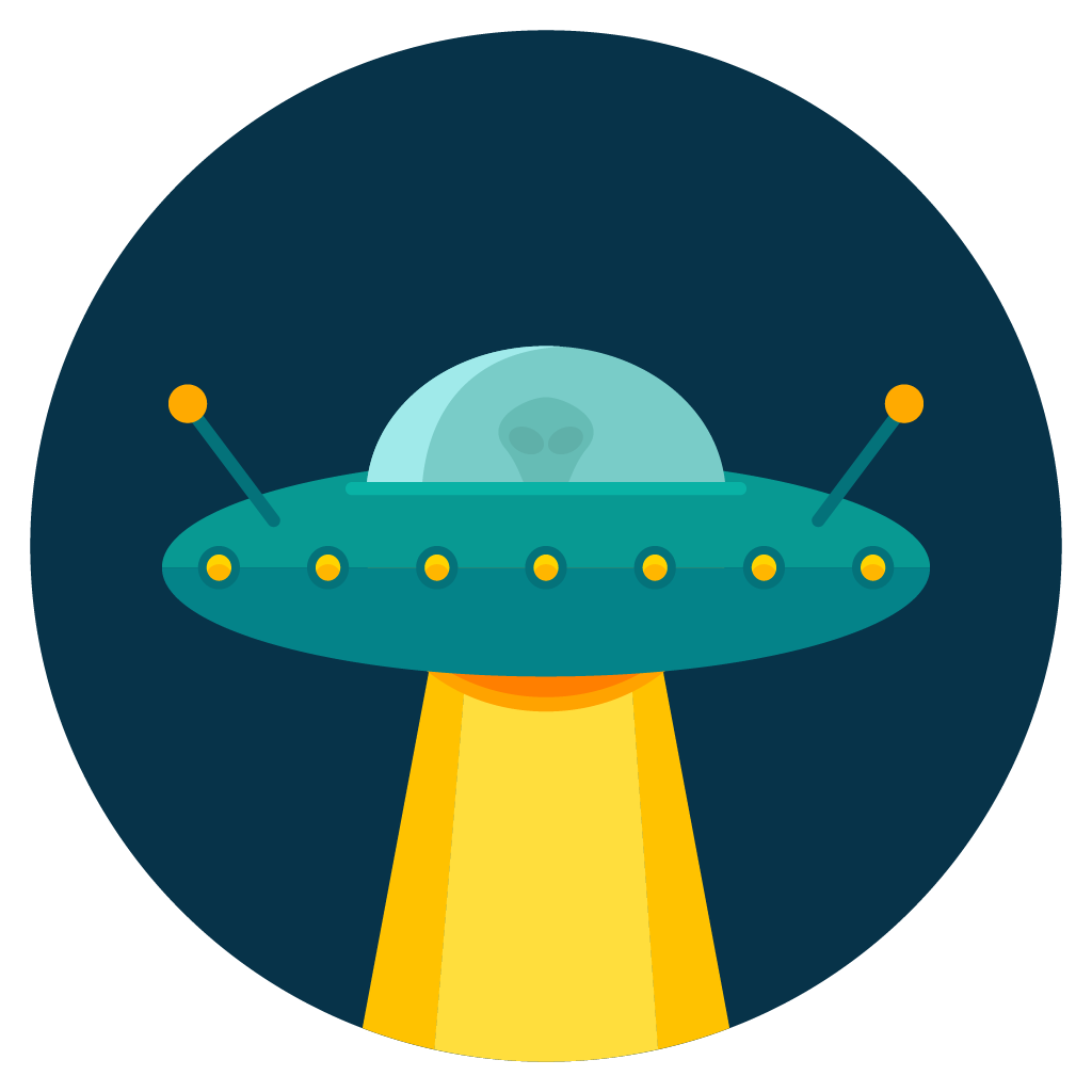 ufo icon vector