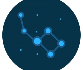 ursa minor icon vector