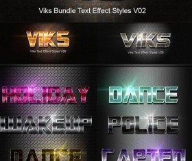 40 Kind Bundle Text Effect Photoshop Styles