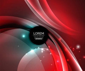 Abstract background with red lines wavy vector 03