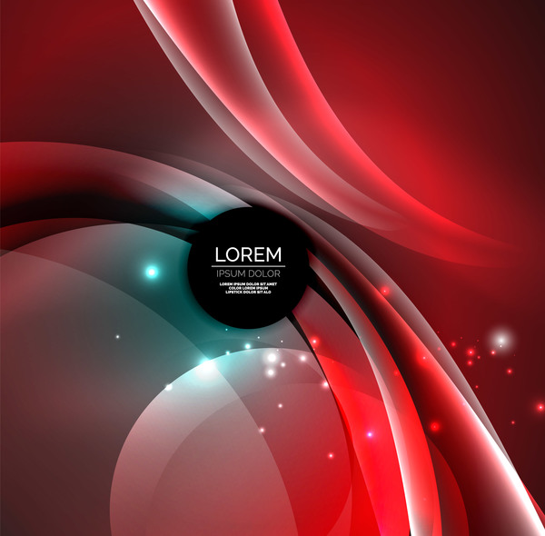 Abstract background with red lines wavy vector 03