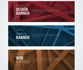 Banner with cobweb vector 03