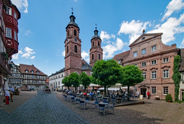 Bavarian church Stock Photo