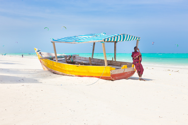 Beachfront Paradise Zanzibar Stock Photo 08