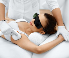 Beautician for customer beauty services Stock Photo 04