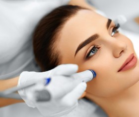 Beautician for customer beauty services Stock Photo 07