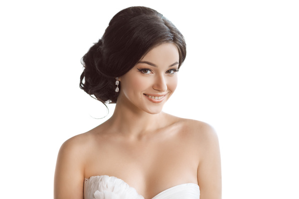 Beautiful and charming bride Stock Photo 01