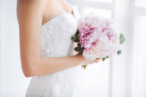 Beautiful and charming bride Stock Photo 02