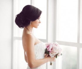Beautiful and charming bride Stock Photo 03