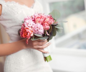 Beautiful and charming bride Stock Photo 05