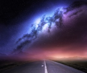 Beautiful bright sky Stock Photo 06