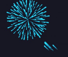 Beautiful festival fireworks effect vectors material 11