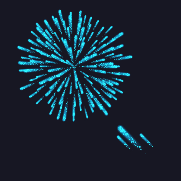 Beautiful festival fireworks effect vectors material 11