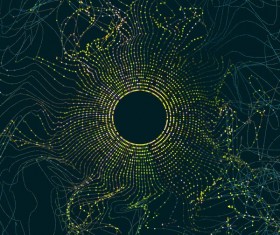 Big data abstract tech background vector 02