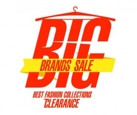 Big sale creative background vector