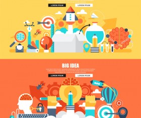 Business banners template design vector 02