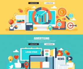 Business banners template design vector 09