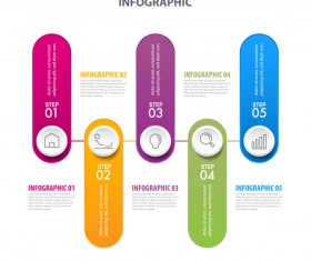 Business strategy infographic template vector 05