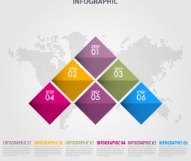 Business strategy infographic template vector 14
