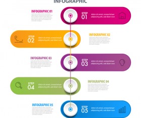 Business strategy infographic template vector 15