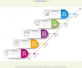 Business strategy infographic template vector 20