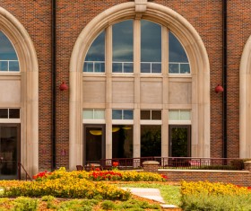 Campus landscape Stock Photo 04