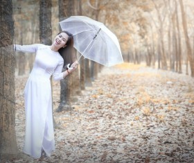 Cheongsam beauty Stock Photo