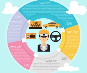 Circle frame Infographic template vector 14