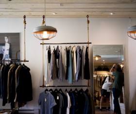 Clothes from a clothing store Stock Photo