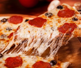 Coveted the pizza Stock Photo