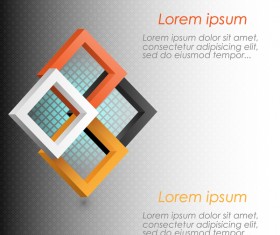 Creative business background vector material