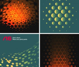 Dark color tech background illustration vector 01