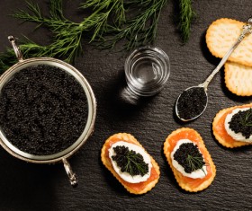 Delicious caviar Stock Photo 09